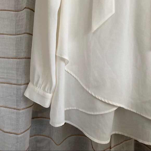 Fifteen Twenty Wrap Neck Tie Top - Picture 2 of 8